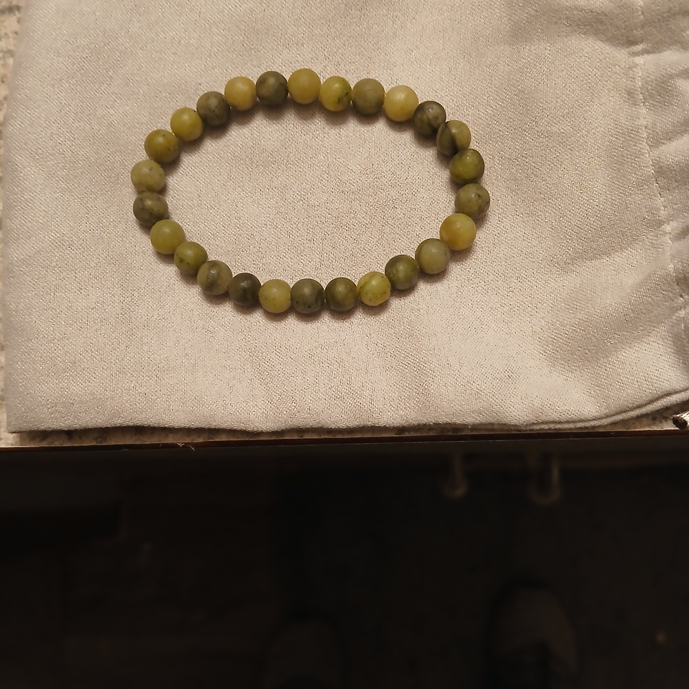 Green Beaded Bracelet